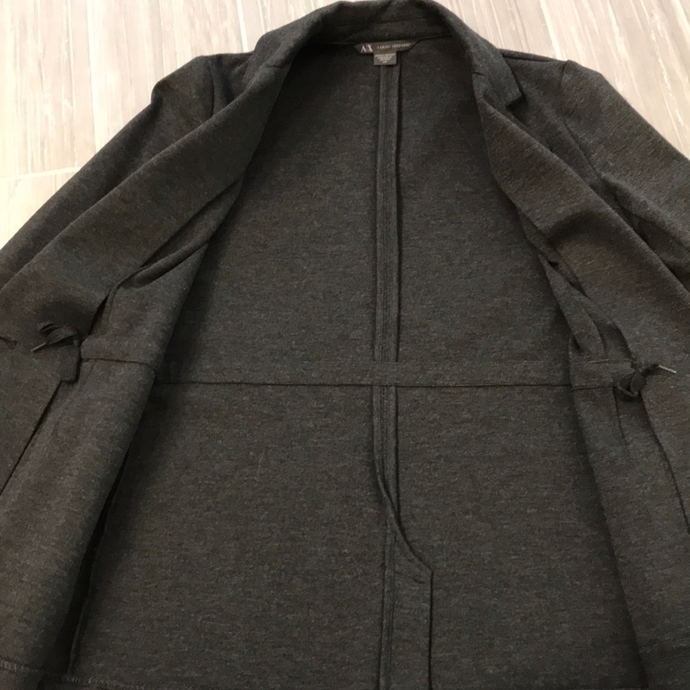 Armani Exchange charcoal dark gray blazer, S - Picture 5 of 8